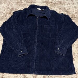 Navy Corduroy Jacket